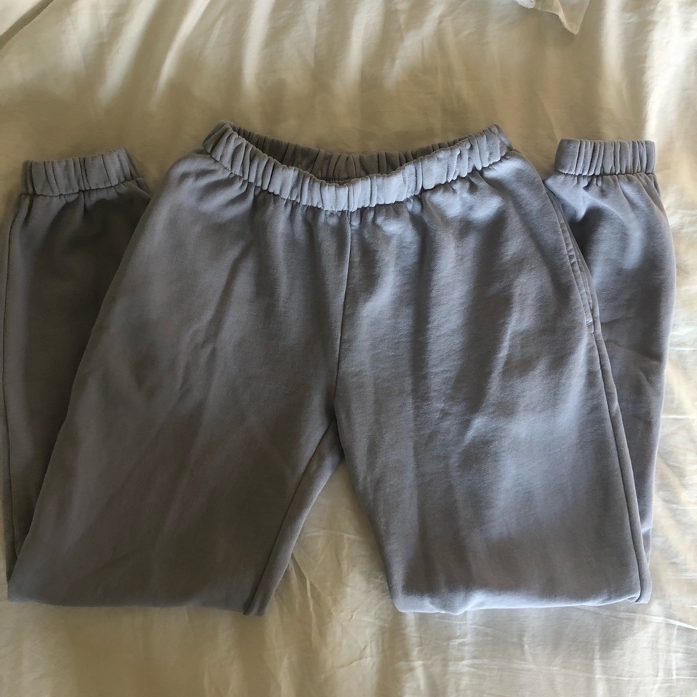 john galt blue sweatpants - women’s extra small